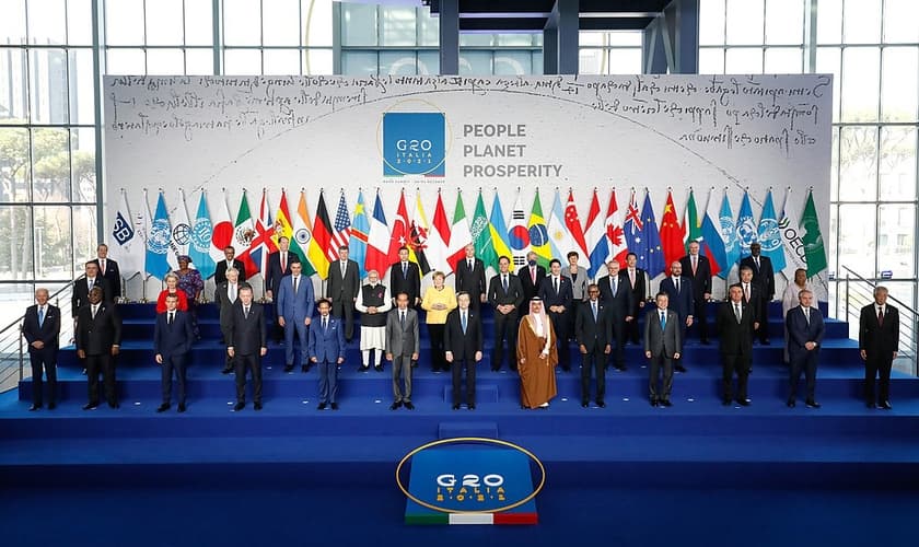 Chefes de Delegação do G20 em 2021. (Foto: Alan Santos/PR)