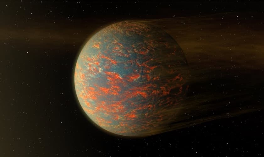 O “55 Cancri e” foi descoberto com o telescópio James Webb. (Foto: NASA/Twiiter/Curiotweet).