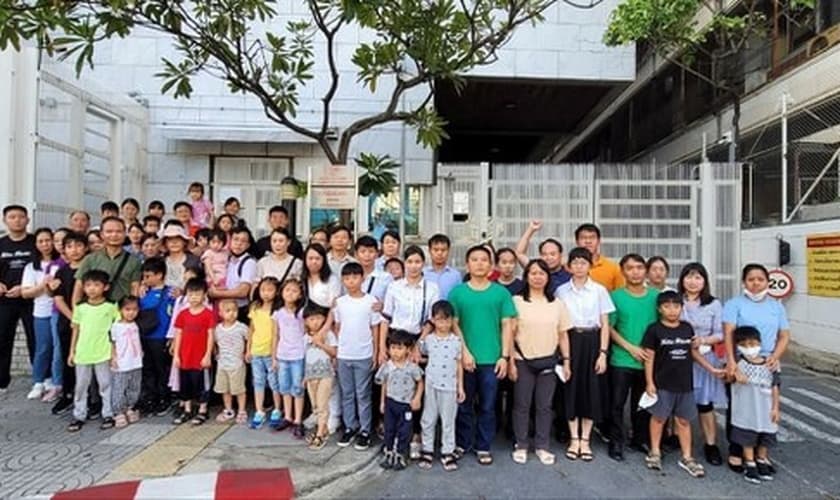 Grupo com 63 cristãos chineses foi preso na Tailândia. (Foto: China Aid)