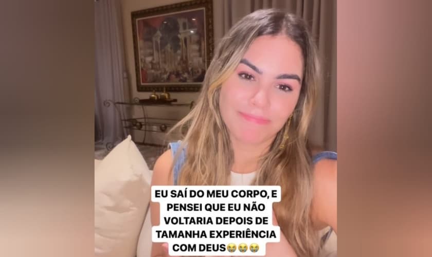 A cantora disse que a experiência transformou sua vida espiritual. (Foto: Reprodução/Instagram/Lilian Lopes).