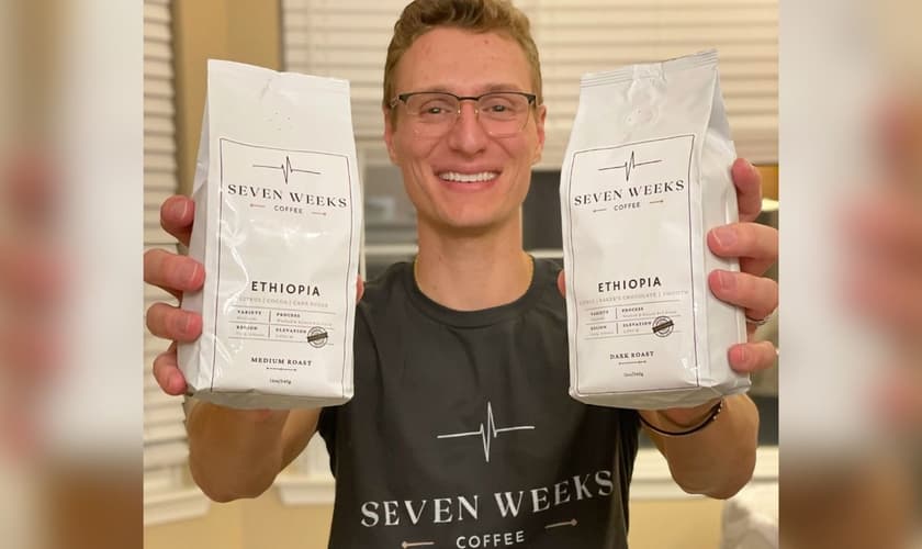Anton Krecic, fundador da empresa de café. (Foto: Reprodução/Instagram/Seven Weeks Coffee)