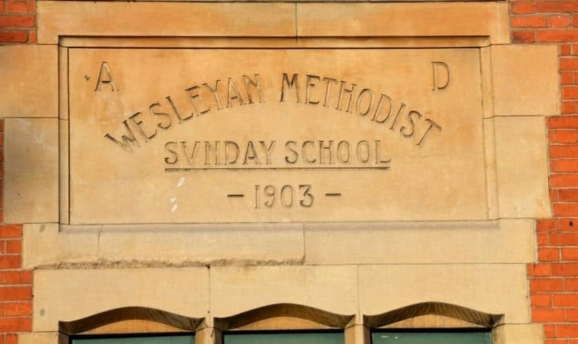 Escola Dominical Metodista Wesleyana, 1903. King's Road, Chelsea, Londres. (Foto: Victorian)