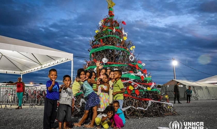 Crianças em campo de refugiados. (Foto representativa: ACNUR, a Agência da ONU para Refugiados)