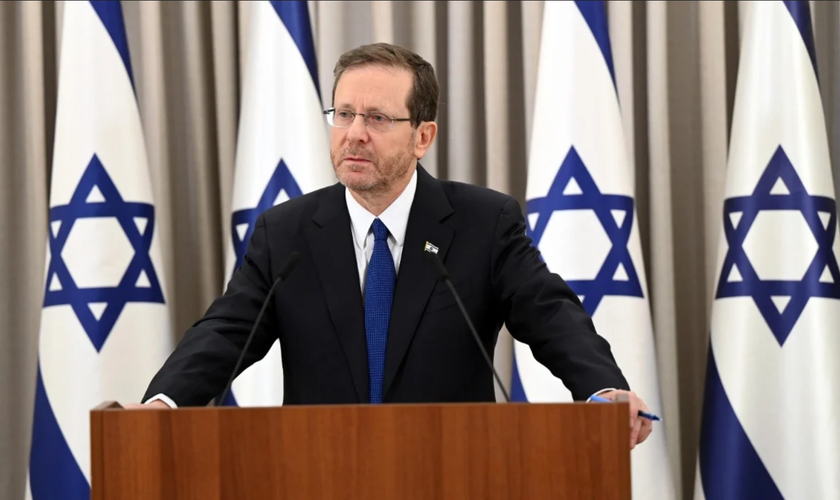 O presidente de Israel, Isaac Herzog (Foto: Reprodução/president.gov.il)