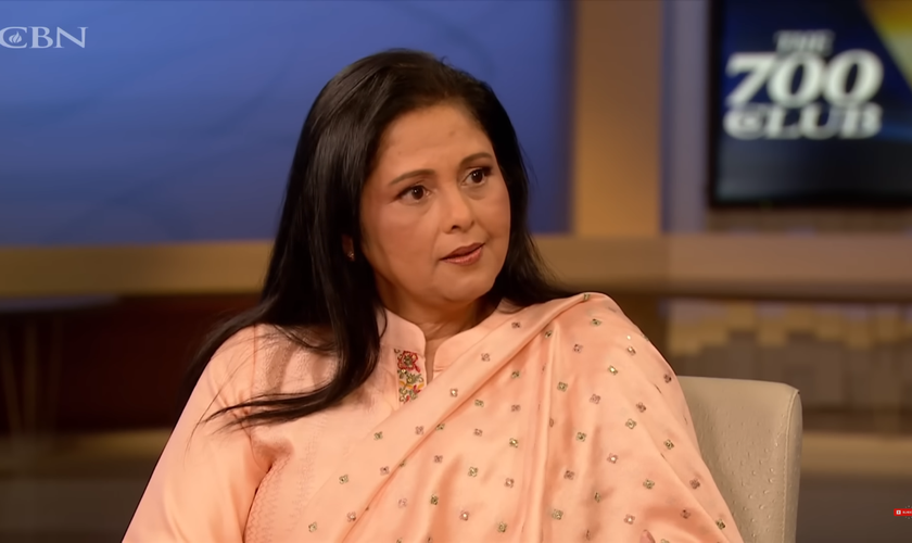 Jayasudha Kapoor. (Foto: Reprodução/YouTube/The 700 Club).