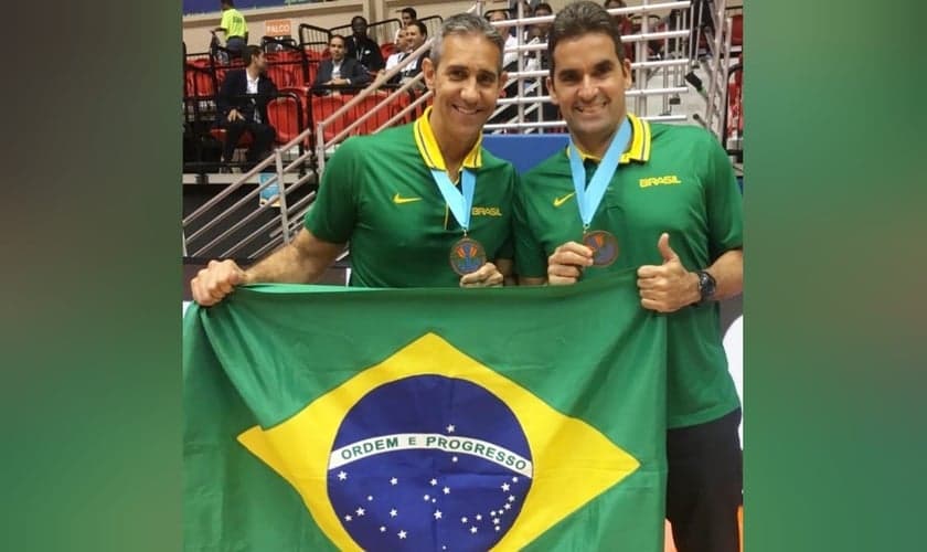 José Neto (à direita) com Diego Falcão. (Foto: Instagram/José Neto).