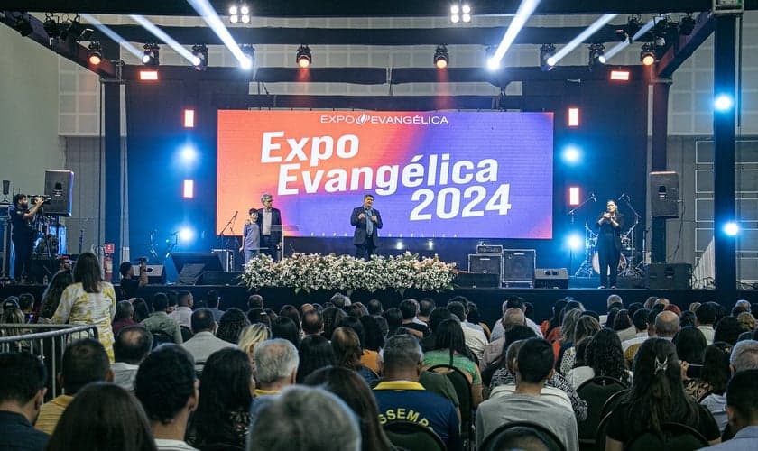 Abertura da Expoevangélica 2024. (Foto: Guiame/Marcos Paulo Corrêa).