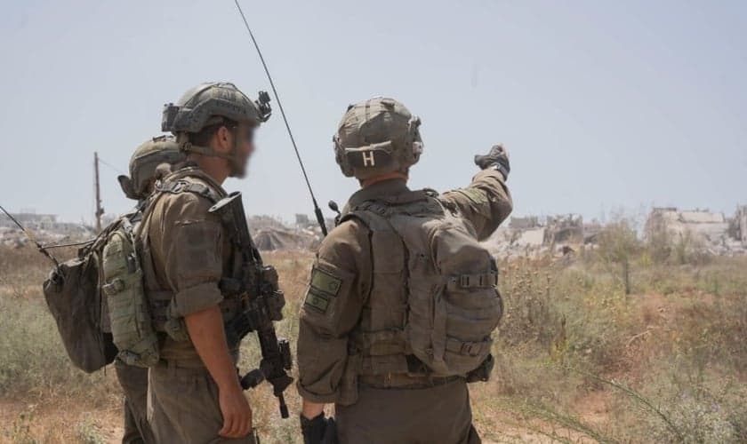 Tropas da IDF operam na Faixa de Gaza, em 10 de julho de 2024. (Foto: Unidade do Porta-Voz da IDF)