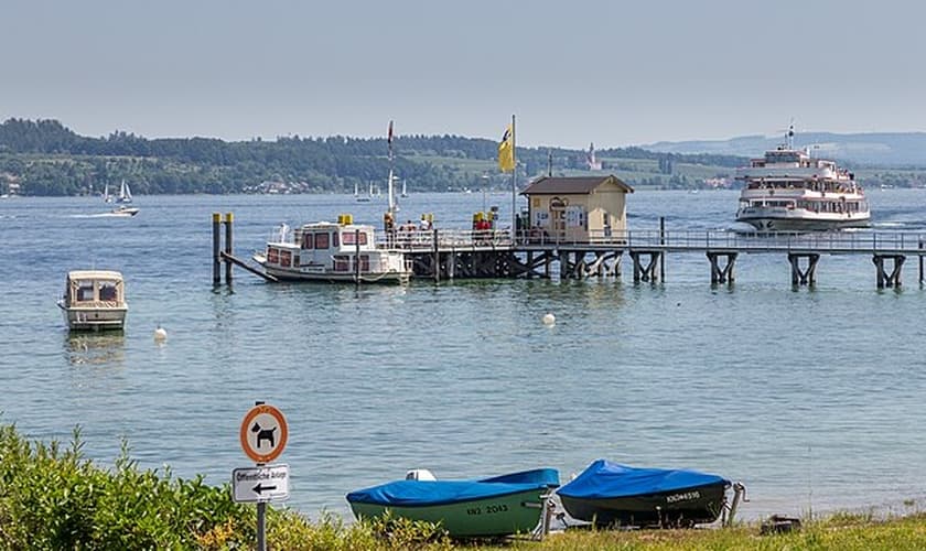 Atracação de barcos em Dingelsdorf, no Lago de Constança, na Alemanha. (Foto ilustrativa: Creative Commons)