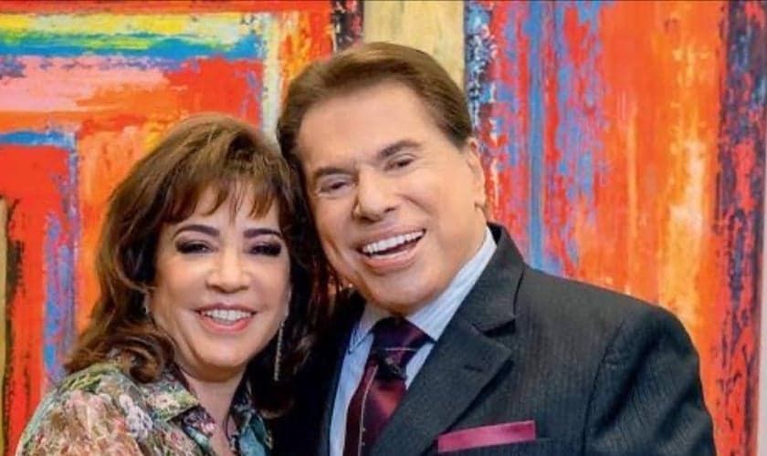 Íris e Silvio Santos. (Foto: Instagram/Íris Abravanel).