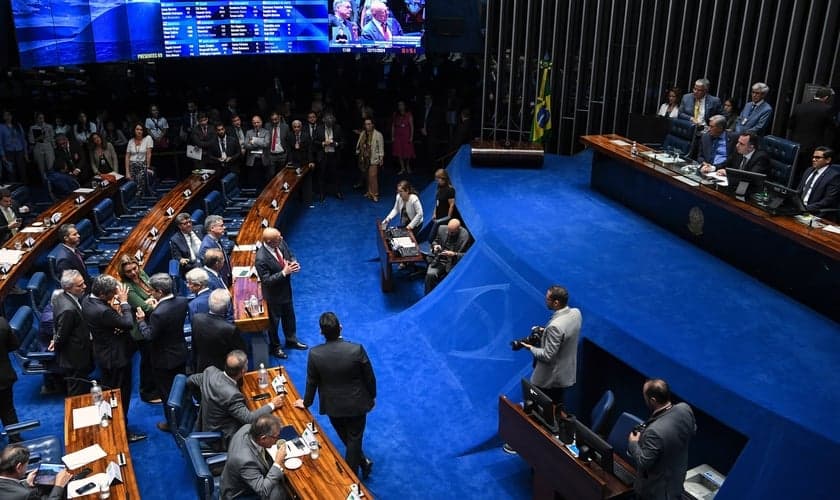 Plenário do Senado Federal durante sessão deliberativa ordinária. (Foto: Jonas Pereira/Agência Senado)