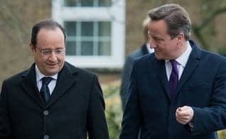 François Hollande e David Cameron