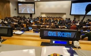 ANAJURE na Sessão Anual do Comitê da Organização das Nações Unidas (ONU) sobre ONGs em janeiro de 2020. (Foto: Assessoria de imprensa da ANAJURE)