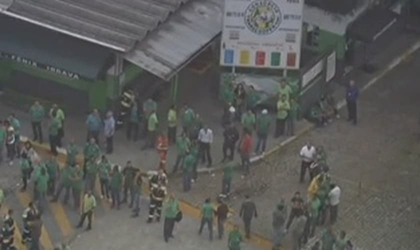 Greve de ônibus em São Paulo