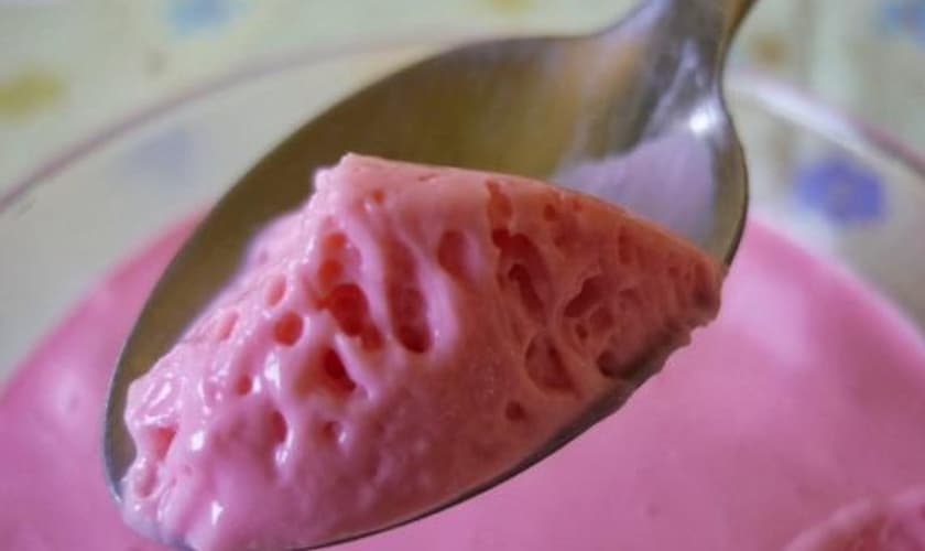 Mousse de leite ninho