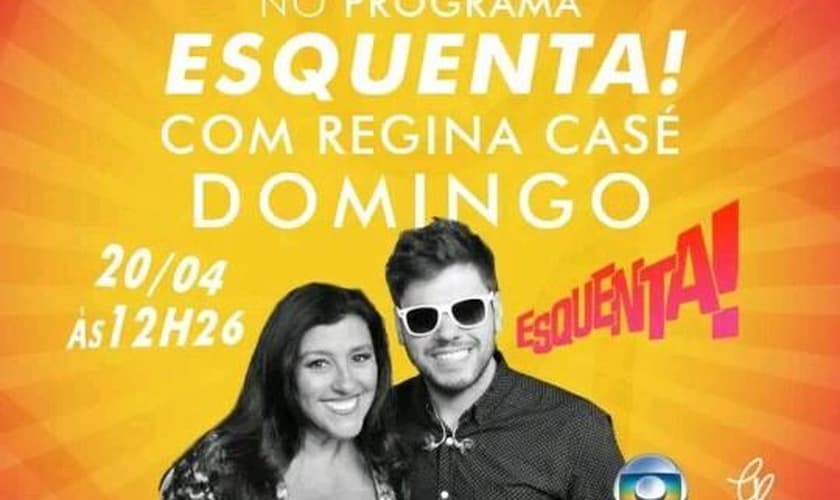 Gui Rebustini irá participar do Esquenta neste domingo (20)