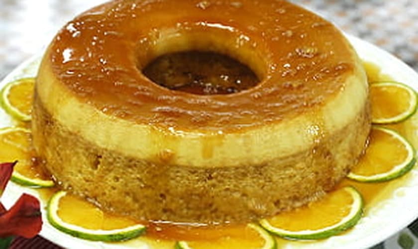 Bolo Pudim de Laranja