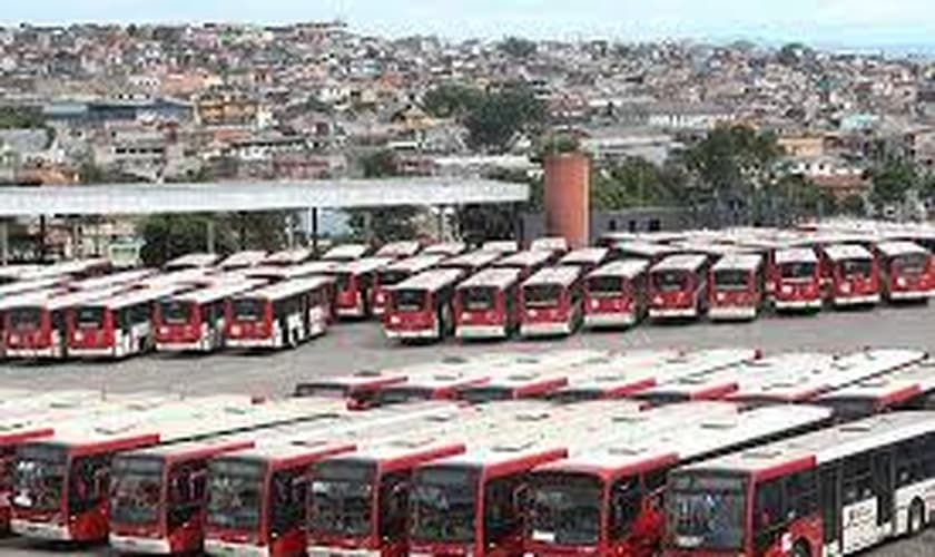 Greve de ônibus em São Paulo