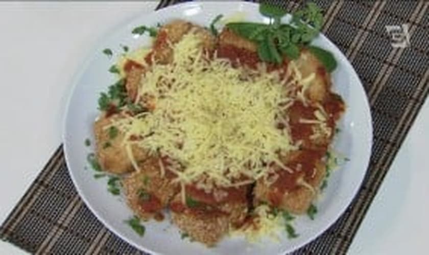 Macarrão a milanesa