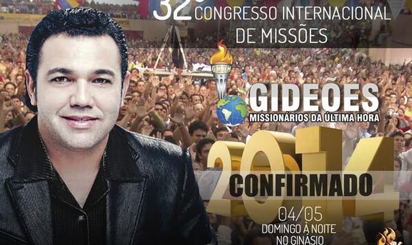 Feliciano confirma participação no Congresso dos Gideões 2014