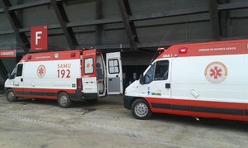 Acidente na Arena Pantanal operário descarga elétrica