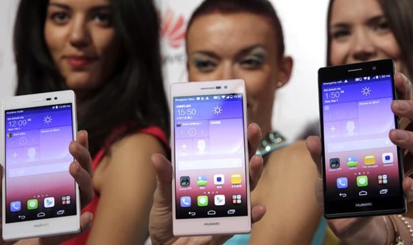 Smartphone Ascend P7, da fabricante chinesa Huawei