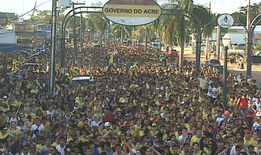 Marcha para Jesus reúne milhares de pessoas em Rio Branco (AC)