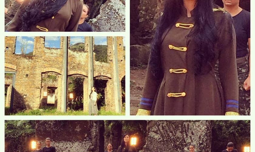 Ariely Bonatti grava clipe da canção "Estou em Guerra"; veja os bastidores