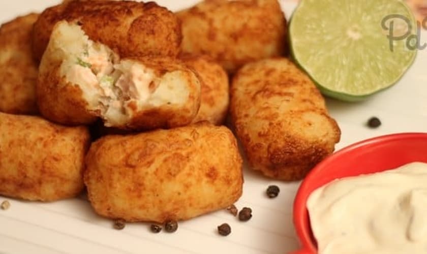 bolinho de salmao