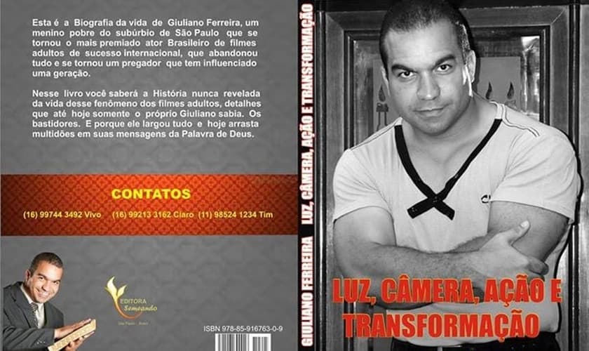 Ex-ator pornô, Pr. Giuliano Ferreira é entrevistado no "Agora é Tarde"; assista