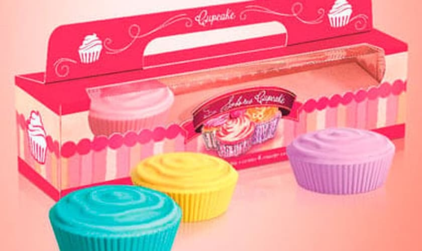 sabonete de cupcakes