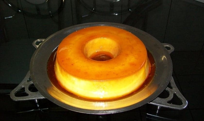pudim de panela de pressão