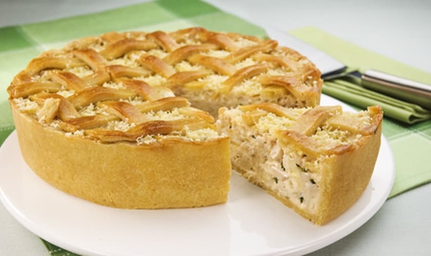 torta de palmito cremosa