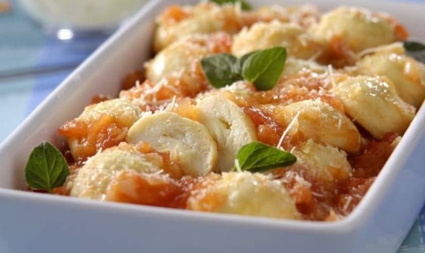 Nhoque de forno cremoso