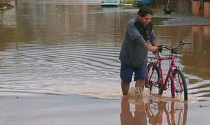 Chuva causou prejuízos, principalmente, na região central do estado