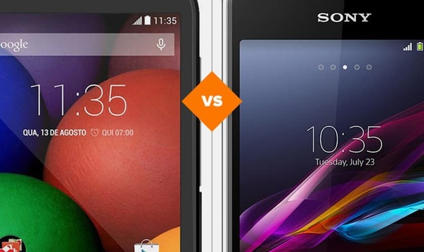 Quem sairá melhor nesta disputa: Moto E ou Xperia E1?