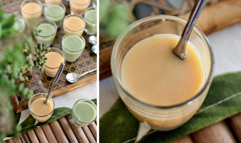 Brigadeiro verde e amarelo