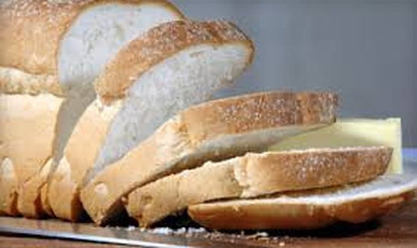 pão branco benéfico