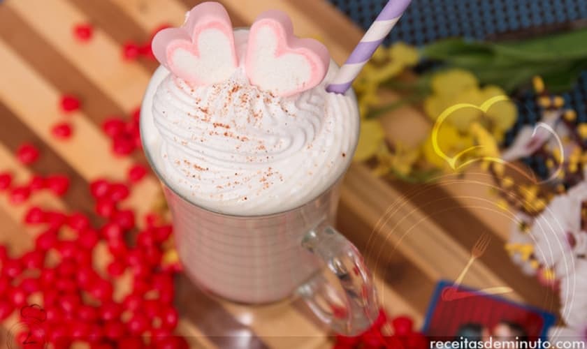 Chocolate quente branco