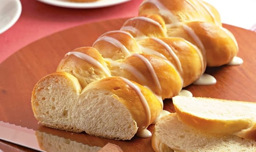 Trança de leite condensado