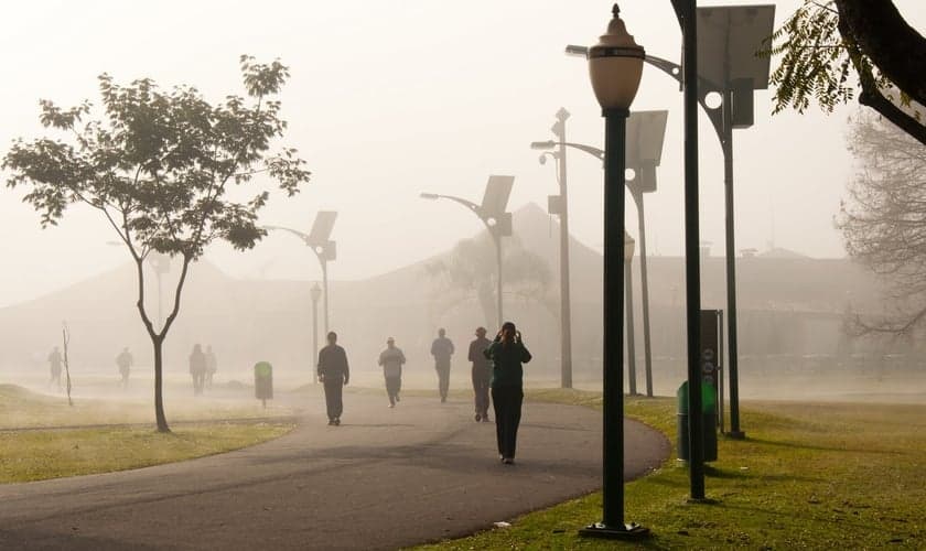 caminhada de inverno