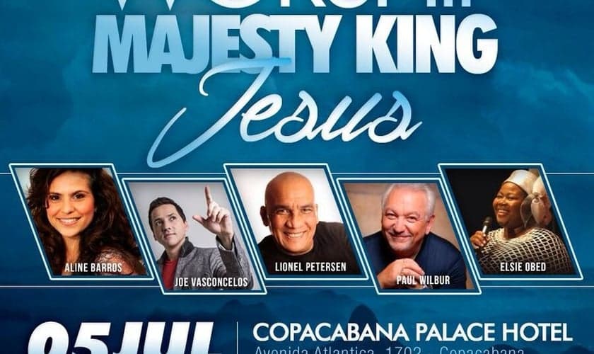 Realizado pela 1ª vez no Brasil, evento reunirá Aline Barros e Paul Wilbur