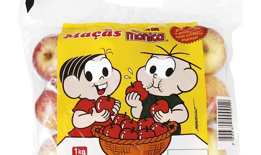 Maçã Turma da Mônica