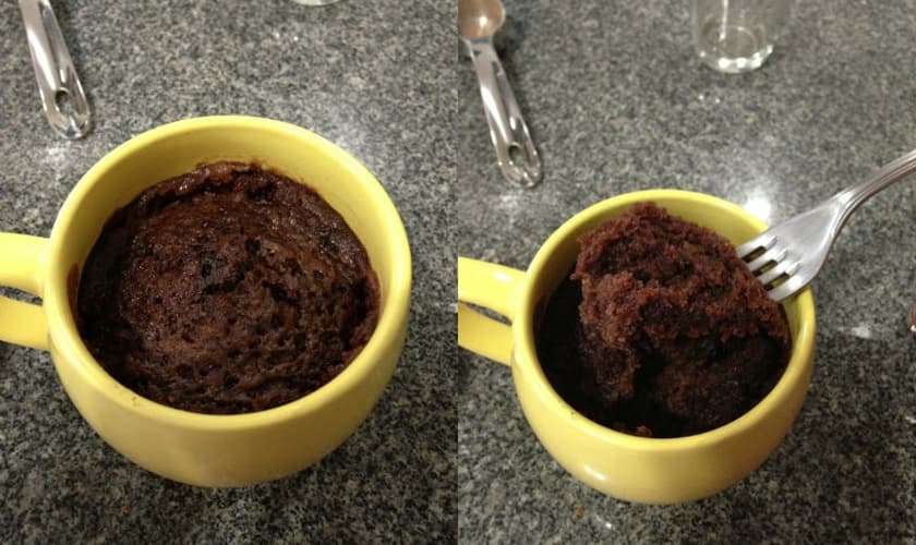 brownie de caneca