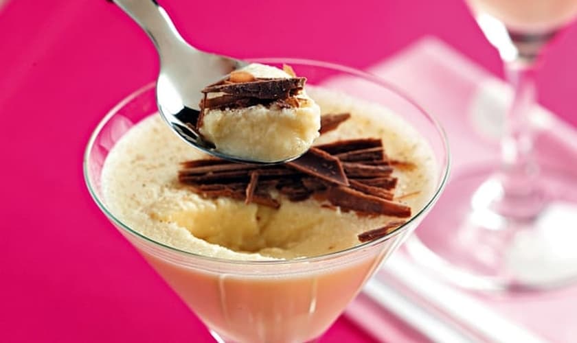 Musse de leite condensado