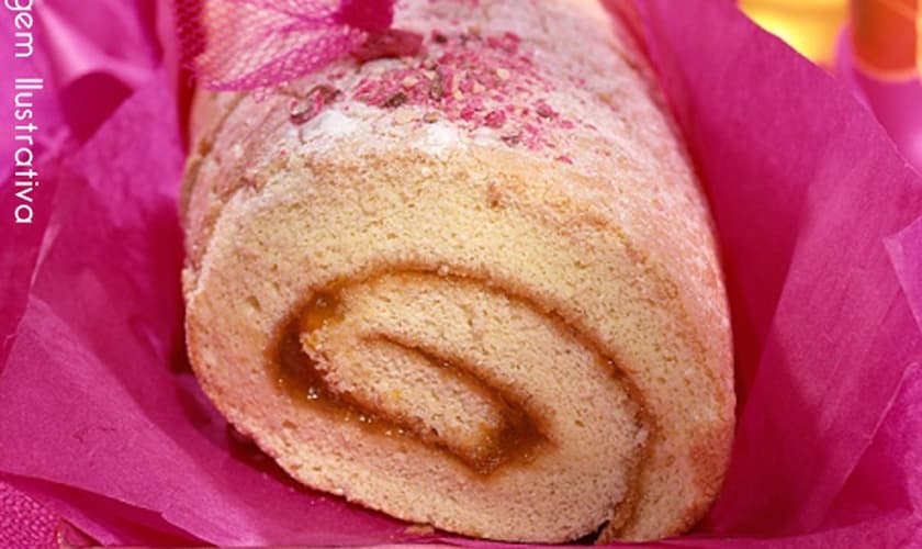 Rocambole de leite condensado