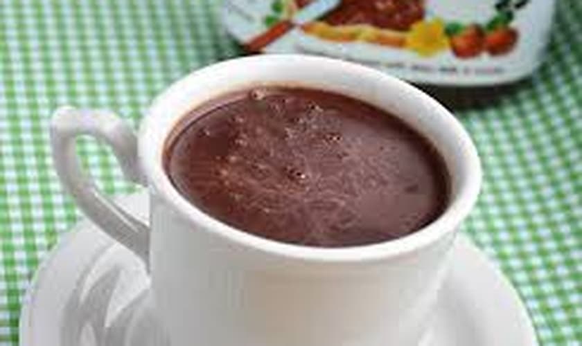 Chocolate quente cremoso de Nutella