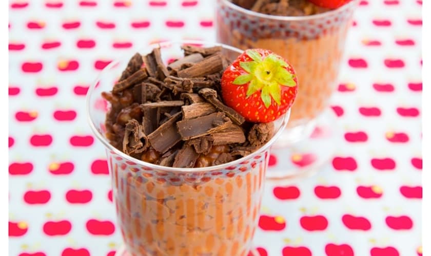 Arroz doce de chocolate