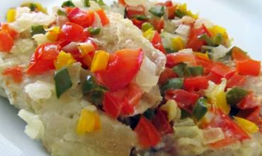 Filé de pescada ao forno