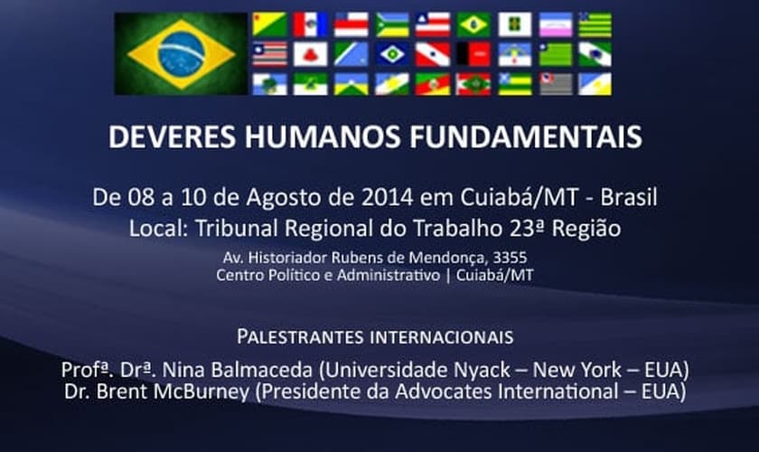 2º ENAJURE acontecerá neste final de semana, em Cuiabá (MT)